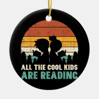 Décoration En Céramique Tous Les Enfants Lisent Retro Lire Livre Lover Boy