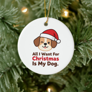 Décoration En Céramique Tout ce que je veux pour Noël, c'est l'art de mon