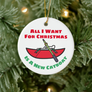 Décoration En Céramique Tout Ce Que Je Veux Pour Noël Est Un Nouveau Catbo