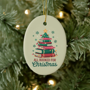 Décoration En Céramique Tout réservé pour Noël Bibliothécaire Amoureux des
