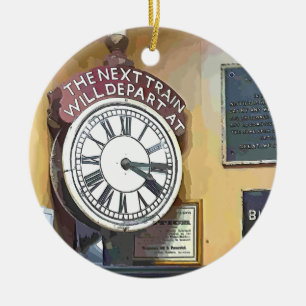 DÉCORATION EN CÉRAMIQUE TRAIN STATIONS