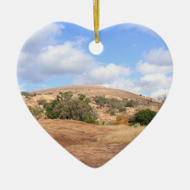 Décoration En Céramique Traînée enchantée par Texas rustique de parc (Devant)