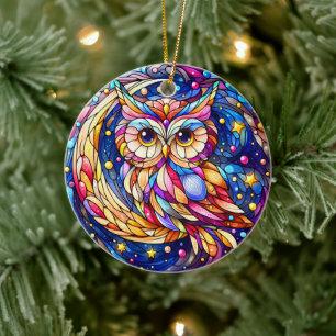 Décoration En Céramique Tranquillité en verre Une fenêtre en verre floral