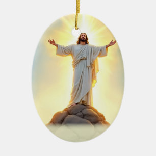 Décoration En Céramique Transfiguration du Seigneur Dieu de Paix Bénédicti