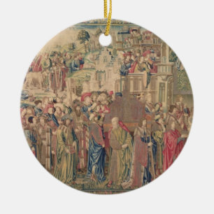 Décoration En Céramique Transport de l'arche de l'engagement, Tapestr