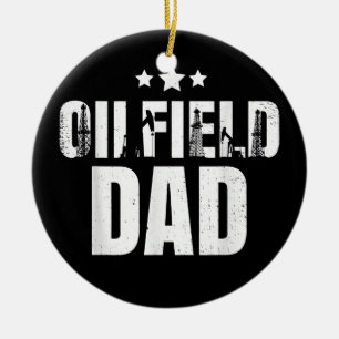 Décoration En Céramique Travailleurs de forage pétrolier Mens Oilfield Pa