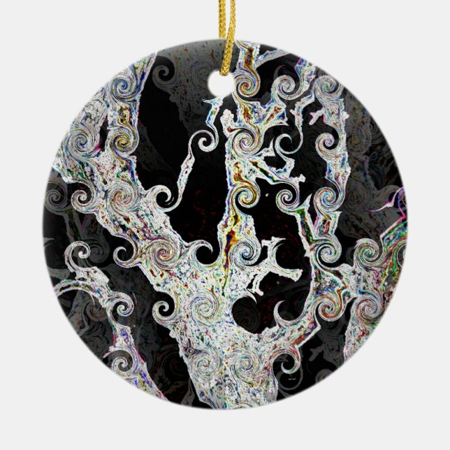 DÉCORATION EN CÉRAMIQUE TREES (Devant)