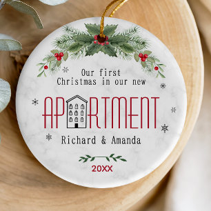 Décoration En Céramique Très beau premier Noël dans notre nouvel apparteme