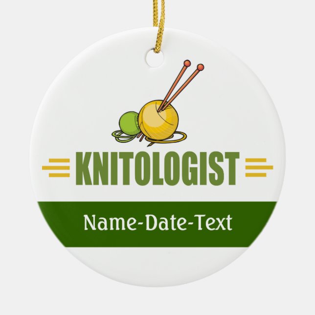 Décoration En Céramique Tricot (Devant)