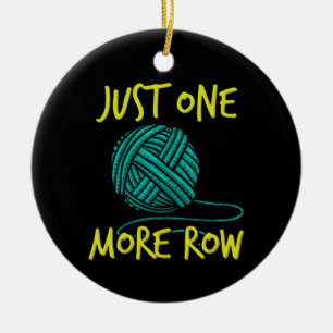 Décoration En Céramique Tricot de croisement