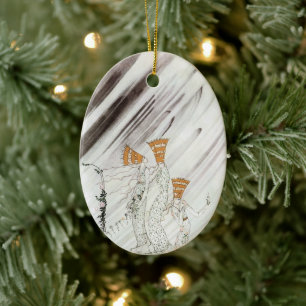 Décoration En Céramique Trois princes à Blue Mountain par Kay Nielsen