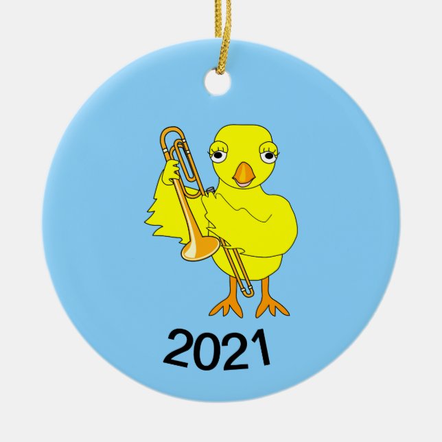 Décoration En Céramique Trombone (Devant)