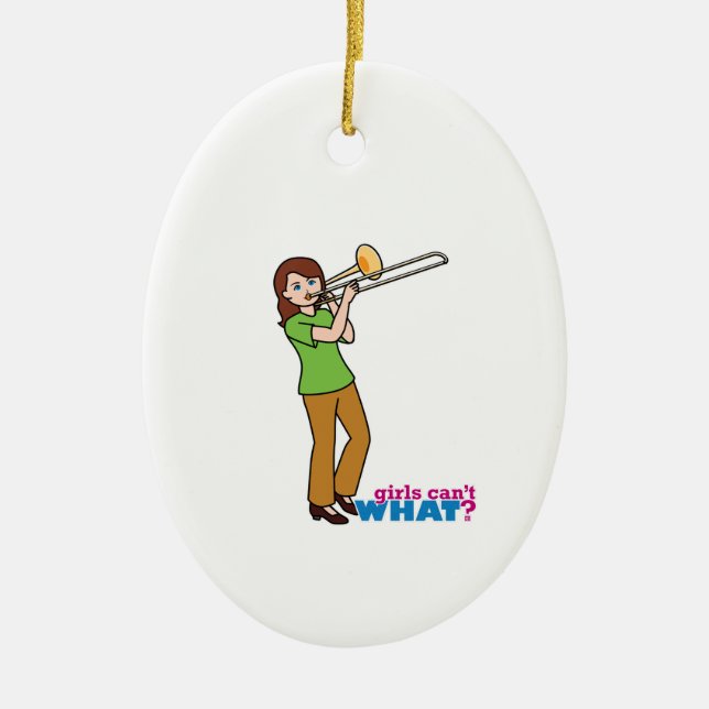 Décoration En Céramique Trombone-player 2 (Devant)