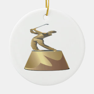 Décoration En Céramique Trophée de golf