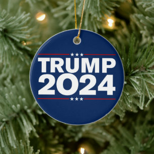 Décoration En Céramique Trump 2024 Christmas