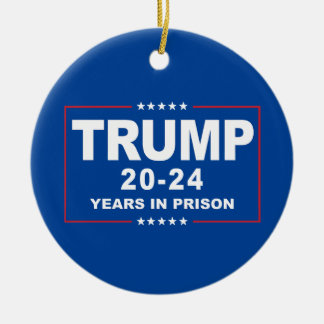 Décoration En Céramique TRUMP 20 - 24 ans de prison - Anti-Trump