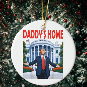 Décoration En Céramique Trump Daddys Accueil Maison Blanche Cadeau