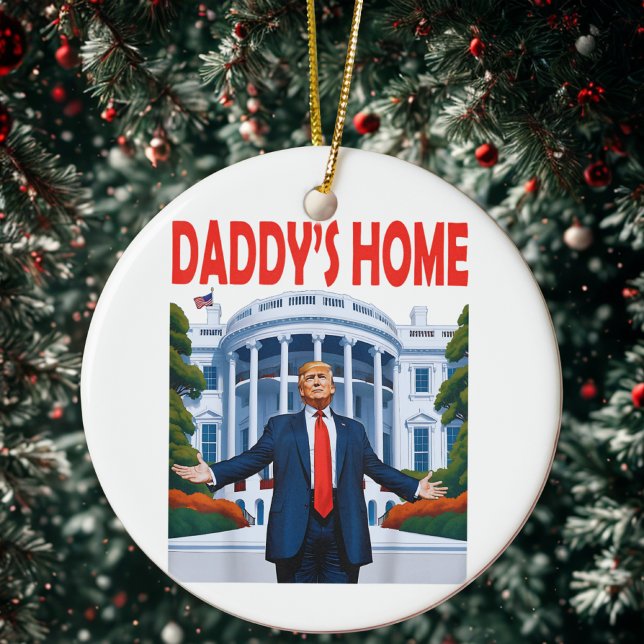 Décoration En Céramique Trump Daddys Accueil Maison Blanche Cadeau (Créateur téléchargé)