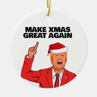 Décoration En Céramique Trump rend Noël super à nouveau