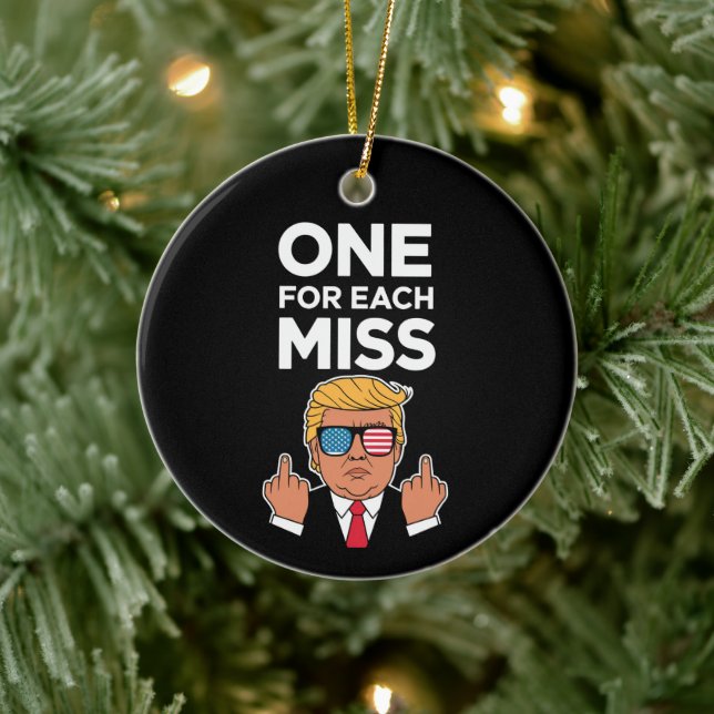 Décoration En Céramique Trump Un Pour Chaque Miss (Arbre)