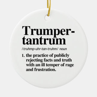 Décoration En Céramique Trumper Tantrum Définition