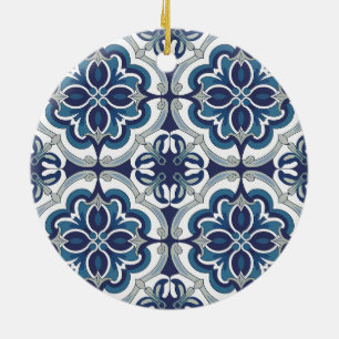 Décoration En Céramique Tuiles portugais modernes tendance Azulejos bleu