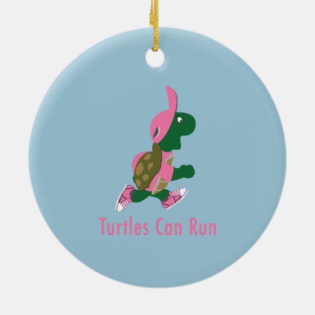 Décoration En Céramique Turtles Can Run (Dos)