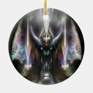 Décoration En Céramique Tyrinan Le Dieu Horikine de la guerre