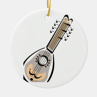 Décoration En Céramique Ukelele, huit ficellent, conception graphique
