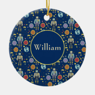 Décoration En Céramique Un astronaute personnalisé Homme spatial coloré