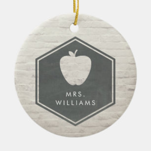 Décoration En Céramique Un enseignant de pomme inspiré par le tableau noi