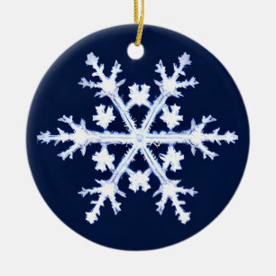 Décoration En Céramique Un flocon de neige en cristal de glace géant sur l