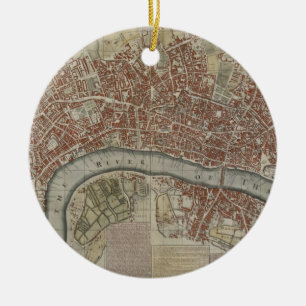 Décoration En Céramique Un nouveau et précis plan des villes de Londres e