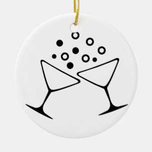 Décoration En Céramique Un pain grillé de Champagne