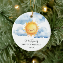 Un petit rayon de soleil bébé premier Noël