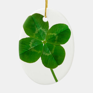 Décoration En Céramique Un trèfle de quatre feuilles