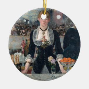 Décoration En Céramique Une barre d'Edouard Manet chez le Folies-Bergère