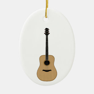 Décoration En Céramique Une jolie guitare