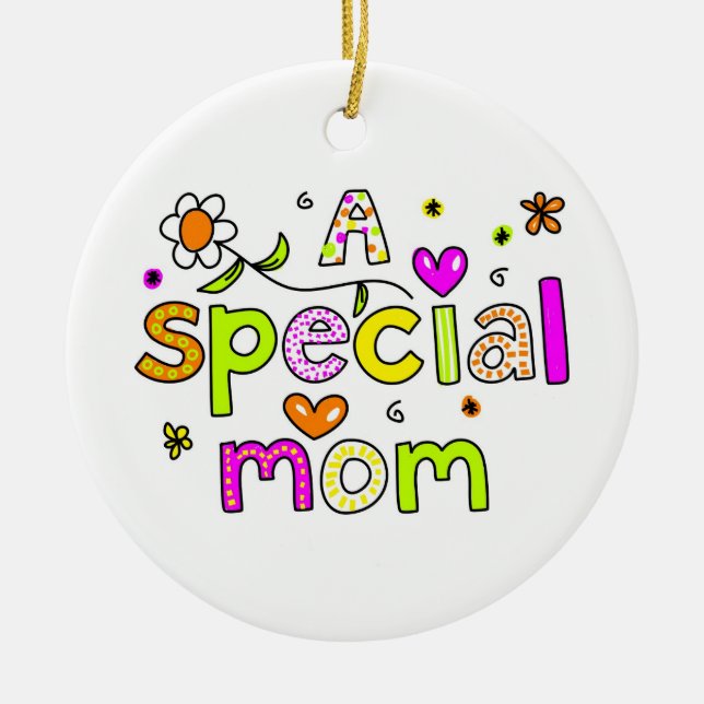 Décoration En Céramique Une maman spéciale (Devant)