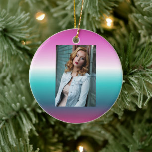 Décoration En Céramique unicorn lavender turquoise ombre turquoise mermaid