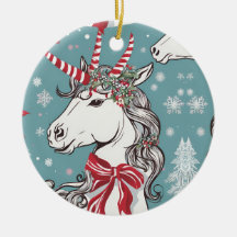 Unicorne magique de Noël