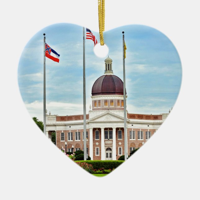 Décoration En Céramique Université du Mississippi du sud (Devant)