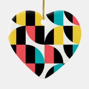 Décoration En Céramique Urban, trendy, colorful, modern graphic pattern