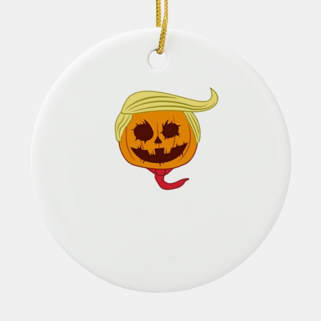 Décoration En Céramique Usa Rendre Halloween super encore drôle (Devant)