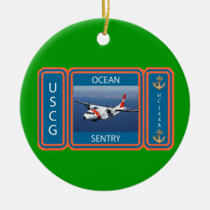 Décoration En Céramique USCG C-144 Ocean Sentry