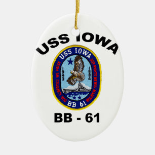 Décoration En Céramique USS Iowa BB-61