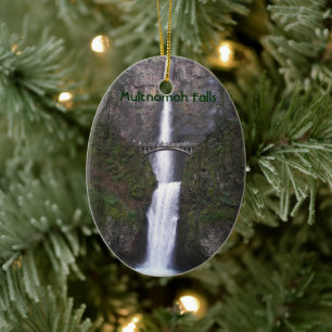 Décoration En Céramique Vacances de Multnomah Falls Cascading