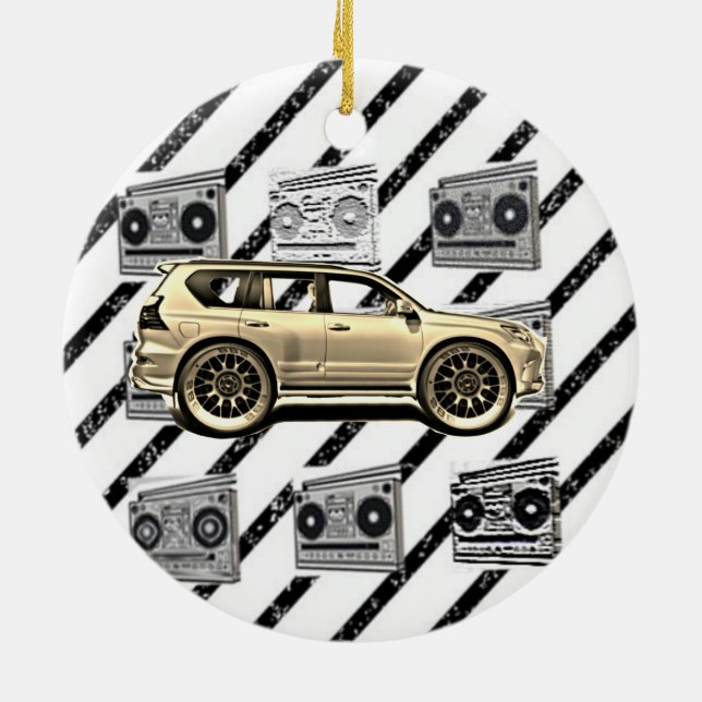 DÉCORATION EN CÉRAMIQUE VACANCES SUV (Dos)