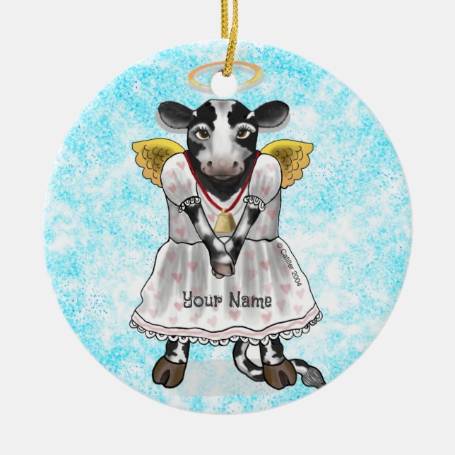 Décoration En Céramique Vache sacrée  (Devant)