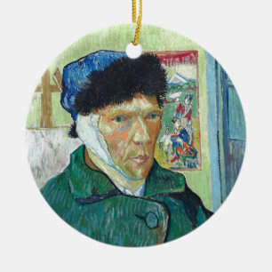 Décoration En Céramique Van Gogh Autoportrait Bandaged Ear Art Peinture